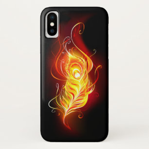ファイアピーコックの羽根 iPhone X ケース
