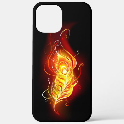 ファイアピーコックの羽根 Case-Mate iPhoneケース (裏面)
