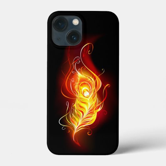 ファイアピーコックの羽根 Case-Mate iPhoneケース (裏面)