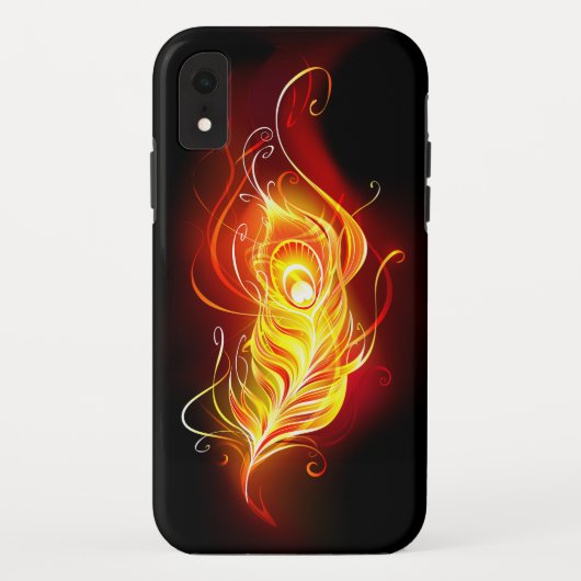 ファイアピーコックの羽根 Case-Mate iPhoneケース (裏面)