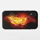 ファイアピーコックの羽根 Case-Mate iPhoneケース (裏面(横))