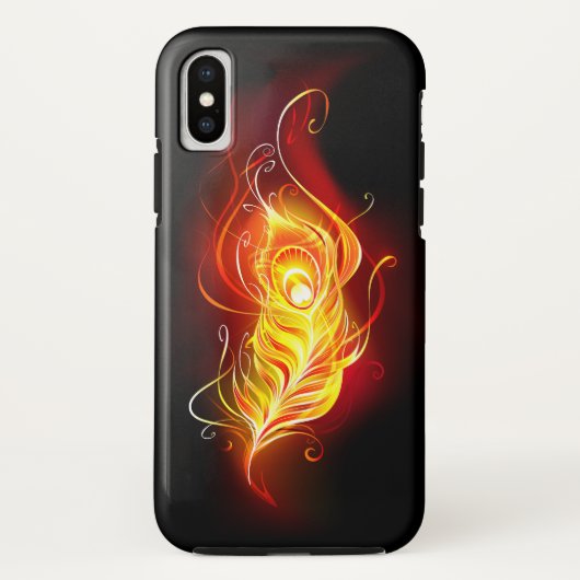ファイアピーコックの羽根 Case-Mate iPhoneケース (裏面)