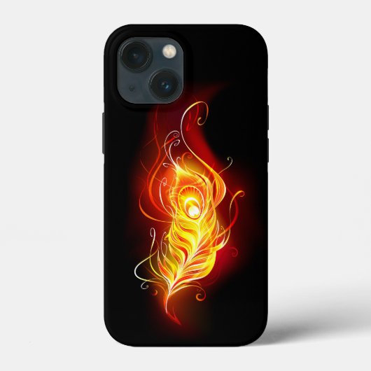 ファイアピーコックの羽根 Case-Mate iPhoneケース (裏面)
