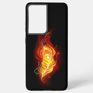ファイアピーコックの羽根 SAMSUNG GALAXY S21+ケース