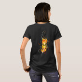 ファイアピーコックの羽根 Tシャツ (裏面フル)