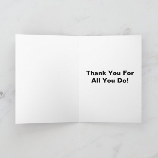 ファイアファイターすごいヒーローズブラック感謝してい・パーソナライズ カード (内部)