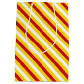 ファイアファイターをテーマにしたバースデーパーティーゲストのお願い ミディアムペーパーバッグ (裏面)