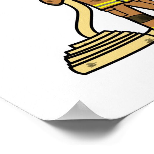 ファイアファイターガール ポスター (角)