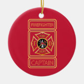 ファイアファイターキャプテンカスタム セラミックオーナメント (正面)