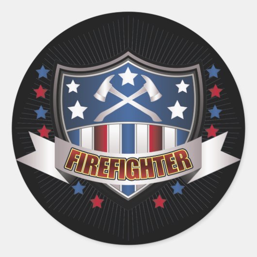 ファイアファイタークレスト ラウンドシール (正面)