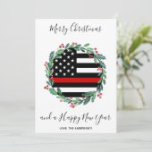 ファイアファイターシンレッドラインクリスマスリース シーズンカード (スタンド正面)