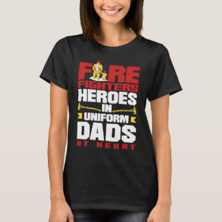 ファイアファイターズヒーローズパパズハートファテ Tシャツ