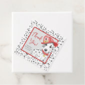 ファイアファイターダルマティアンスポット誕生日サンキュー フェイバータグ (インサイチュ)