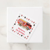 ファイアファイターチャイルドバースデーパーティーテーマデザイン フェイバータグ (インサイチュ)