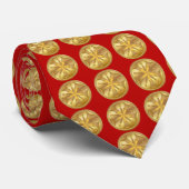 ファイアファイターチーフ5ブグル金ゴールドメダリオン ネクタイ (ロール)