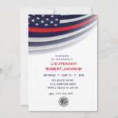 ファイアファイターバースデーパーティーお祝い 招待状 (正面)