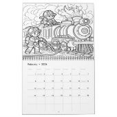 ファイアファイターヒーローズ救助冒険20XX カレンダー (2月 2026)