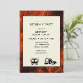 ファイアファイターフレイムズリタイアメントパーティの招待状 招待状 (スタンド正面)