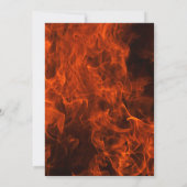 ファイアファイターフレイムズリタイアメントパーティの招待状 招待状 (裏面)