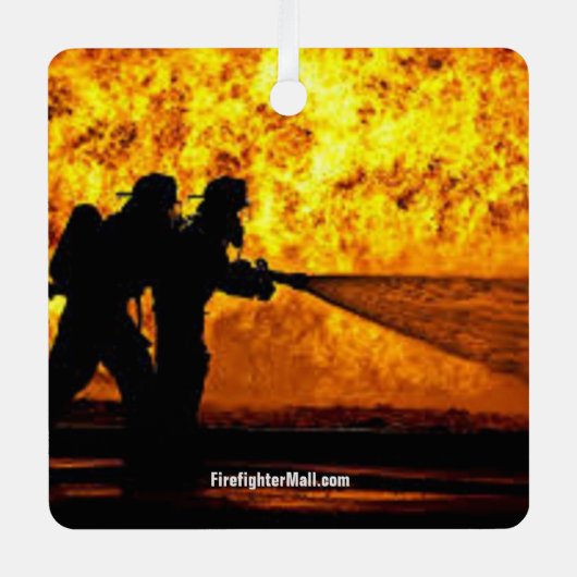 ファイアファイターフレイムメタルオーナメント メタルオーナメント (正面)