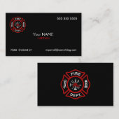 ファイアファイターブラック 名刺 (正面/裏面)