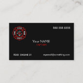 ファイアファイターブラック 名刺 (正面)