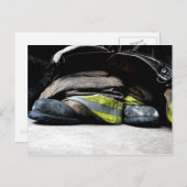 ファイアファイターブーツはがき ポストカード (正面/裏面)