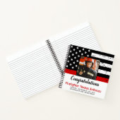 ファイアファイターリタイアメントフォトシンレッドラインゲスト ノートブック (内部)