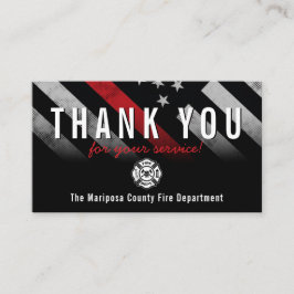 ファイアファイターレッドラインフラッグレスポンダーありがとう 名刺