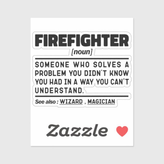 ファイアファイター名詞第1レスポンダー退職したパパおもしろい シール (シート)