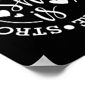 ファイアフェミニストのフェミニズムに満ちた強い激しい勇敢である ポスター (角)