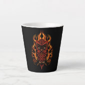 ファイアフクロウ カフェラテマグ (正面)