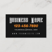 ファイアフクロウ 名刺 (裏面)