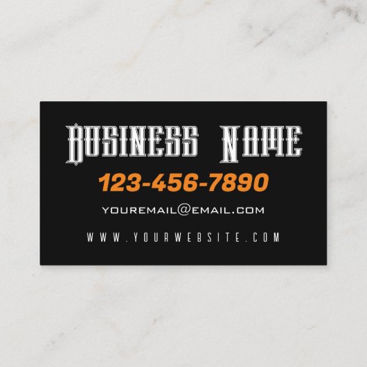 ファイアフクロウ 名刺 (裏面)