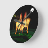 ファイアフライ ラウンド壁時計 (傾斜)