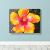 ファイアフラワーキャンバス キャンバスプリント (インサイチュ (ウッドフロア))