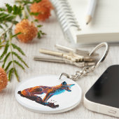 ファイアフロストキツネ キーホルダー (正面右)