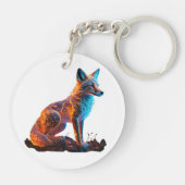ファイアフロストキツネ キーホルダー (裏面)