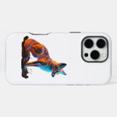 ファイアフロストキツネ iPhoneケース (裏面横)