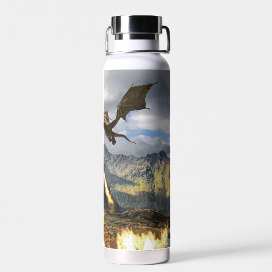 ファイアブリージングドラゴンワイバーン ウォーターボトル (背面)