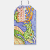 ファイアブリージングドラゴン照明誕生日キャンドル ギフトタグ (正面)