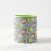 ファイアブリージングドラゴン照明誕生日キャンドル ツートーンマグカップ (中央)