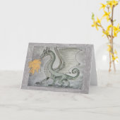 ファイアブリージングドラゴン カード (黄色い花)