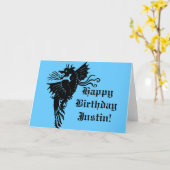 ファイアブリージングドラゴン カード (黄色い花)