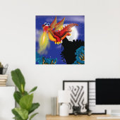 ファイアブリージングドラゴン ポスター (ホームオフィス)