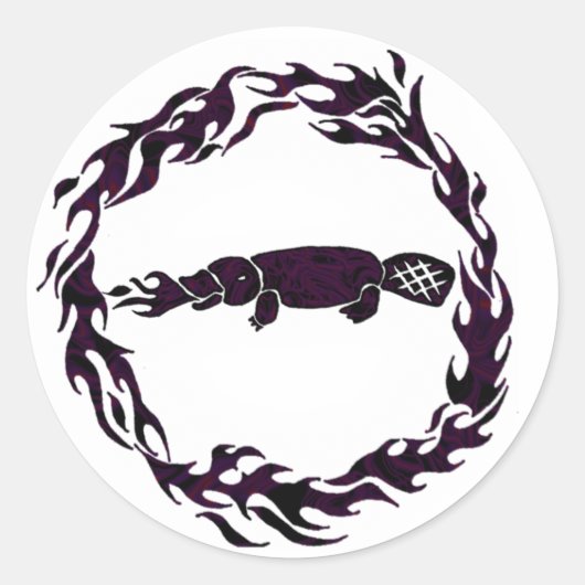 ファイアブリージングプラットープスフレイムスリングや輪シール ラウンドシール (正面)