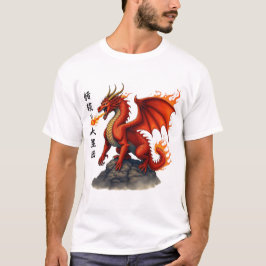 ファイアブリージングレッド・ドラゴン – Epic Mythical Creative Tシャツ