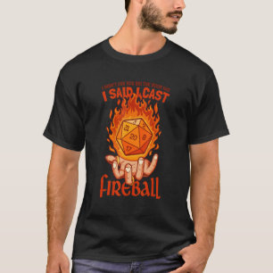 ファイアボーおもしろいルウィザードジョークメイジ魔法使いウォーロックF Tシャツ