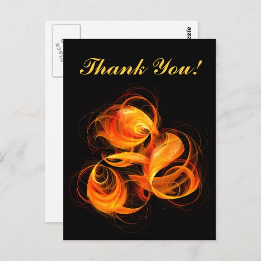 ファイアボールありがとうはがき ポストカード (正面/裏面)