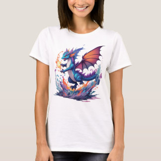 ファイアボールでドラゴン Tシャツ